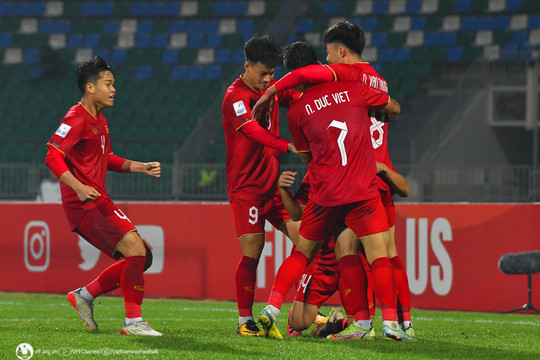 Vòng chung kết U20 châu Á 2023: AFC ca ngợi các cầu thủ Việt Nam