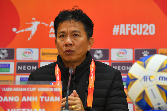HLV Hoàng Anh Tuấn đánh giá về trận thua của U20 Việt Nam